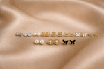 Mangamta Multi-Design Floral, Butterfly & Pearl Stud Earrings Combo