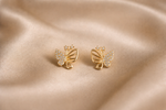 Mangamta Delicate Cut-Out & Pavé Butterfly Stud Earrings