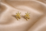 Mangamta Starburst Ribbon Textured Stud Earrings