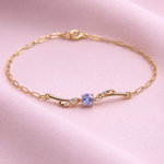 Mangamta Lavender Stone Bracelet for Women