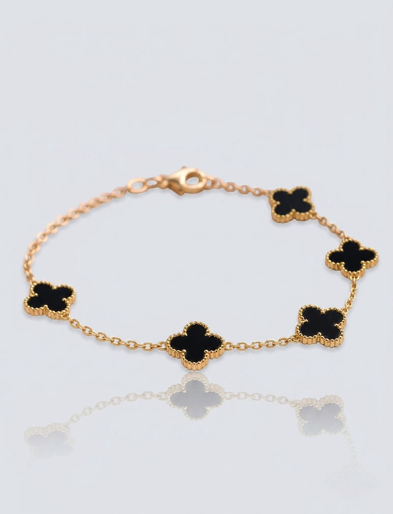 Mangamta Black Clover Design Bracelet for Women