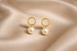 Mangamta Geometric Pearl Drop Earrings for Women – Designer Fashion Earrings