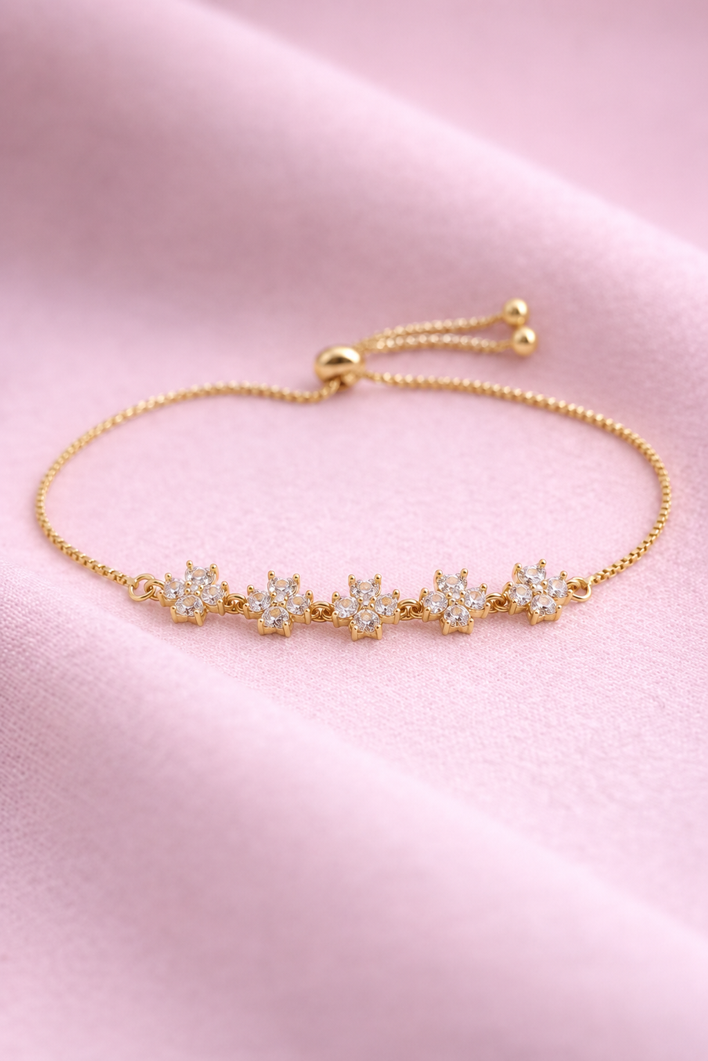 Mangamta Floral Crystal Bracelet