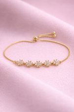 Mangamta Floral Crystal Bracelet