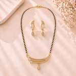 Mangamta Elegant Mangal Sutra Set with Drop Pendant